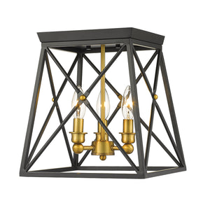 Trestle 3 Light Flush Mount