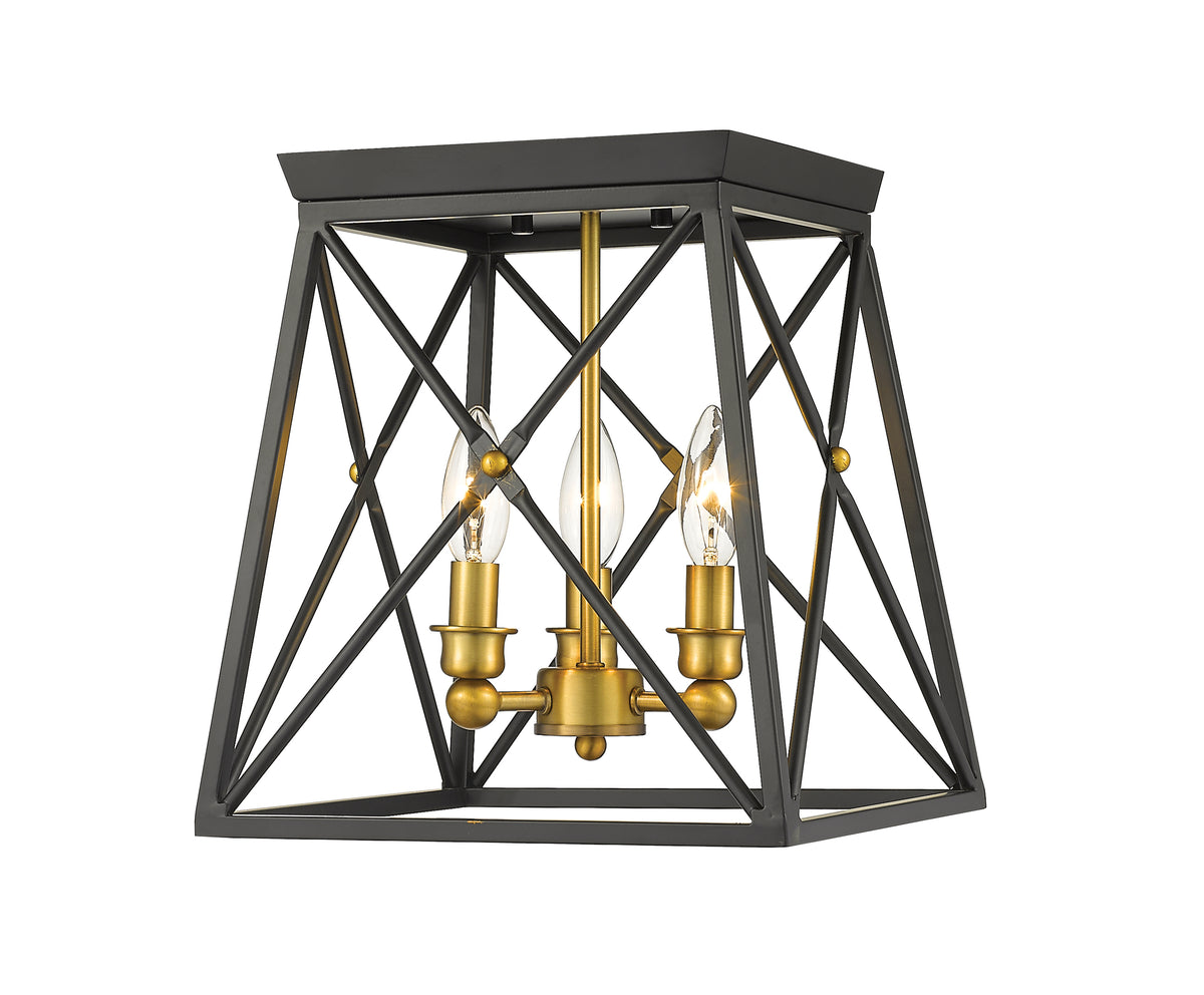 Trestle 3 Light Flush Mount