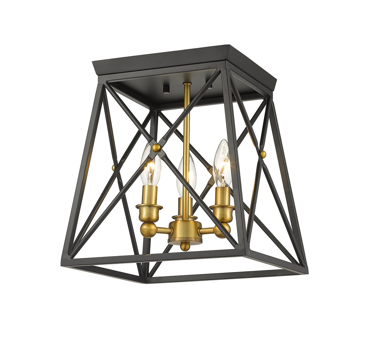 Trestle 3 Light Flush Mount