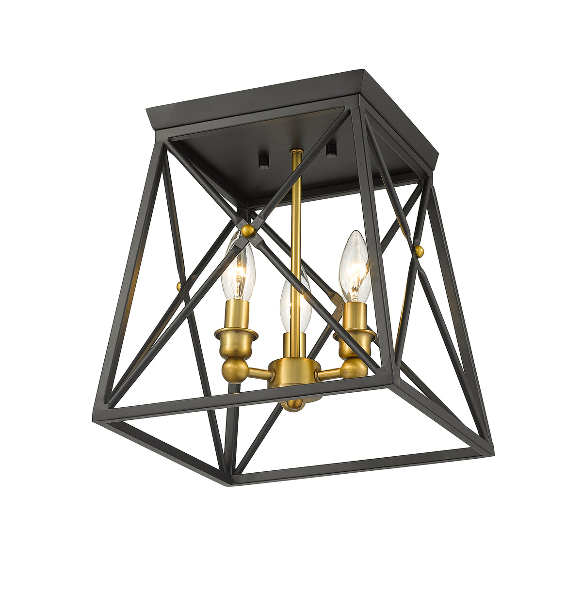 Trestle 3 Light Flush Mount
