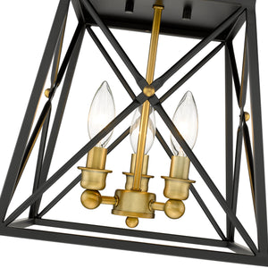 Trestle 3 Light Flush Mount