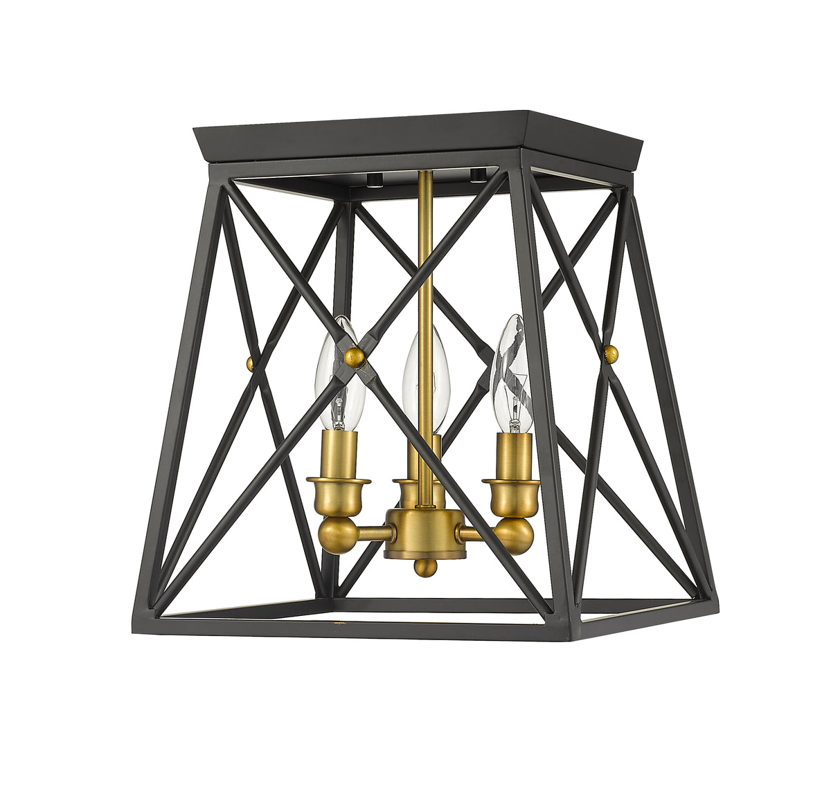 Trestle 3 Light Flush Mount