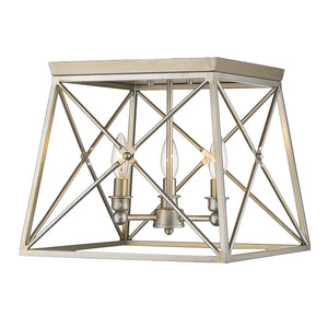 Trestle 3 Light Flush Mount
