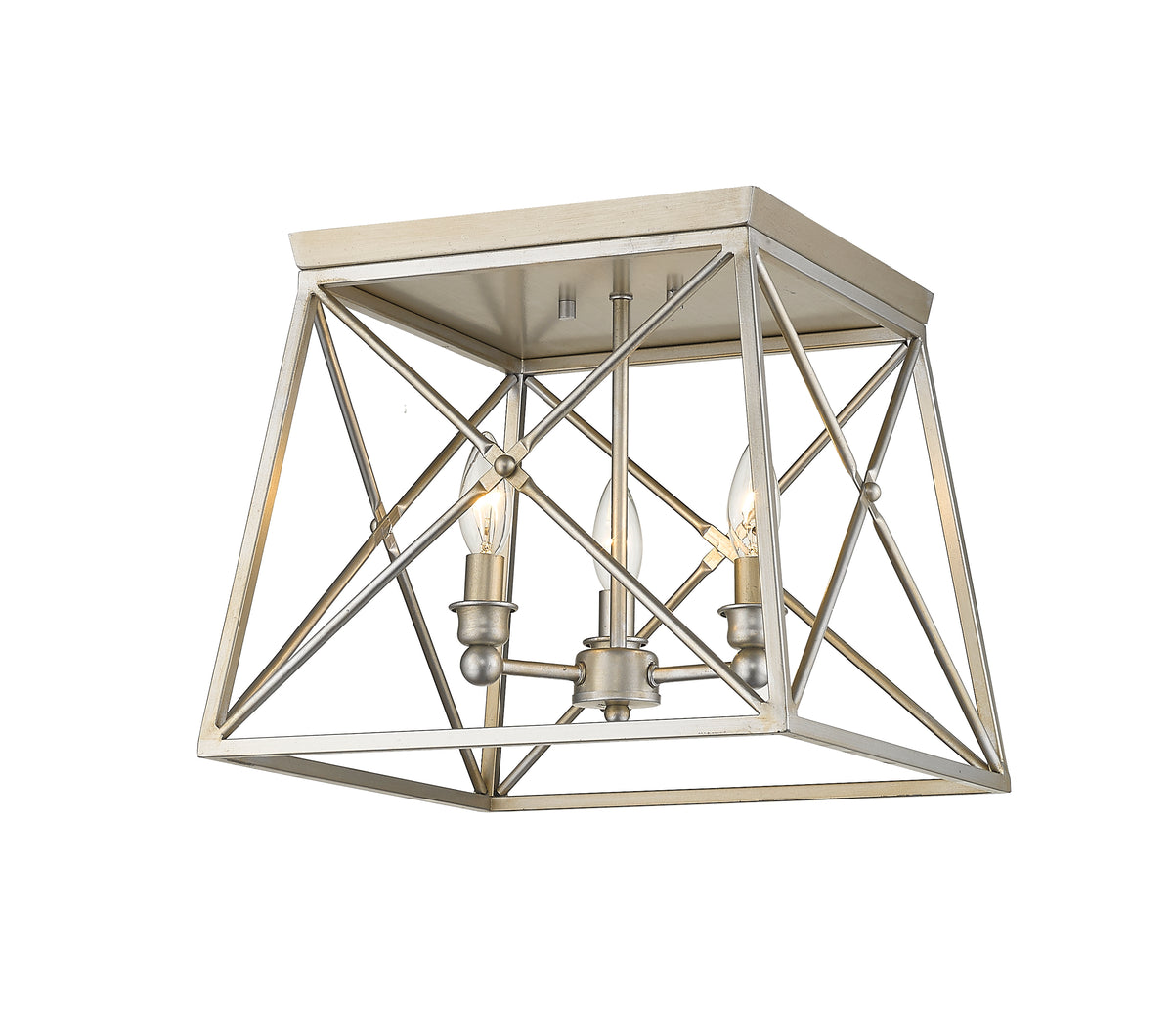 Trestle 3 Light Flush Mount