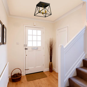 Trestle 3 Light Flush Mount