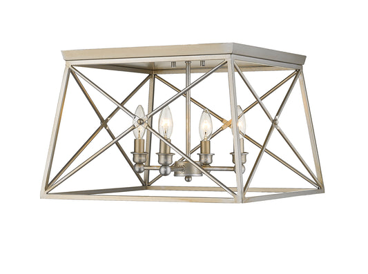Trestle 4 Light Flush Mount
