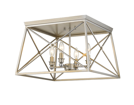 Trestle 4 Light Flush Mount