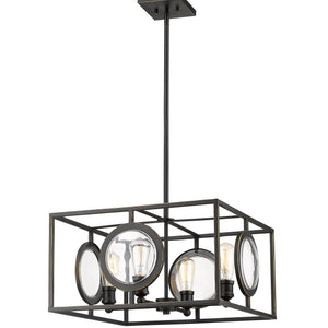 Port 4 Light Chandelier