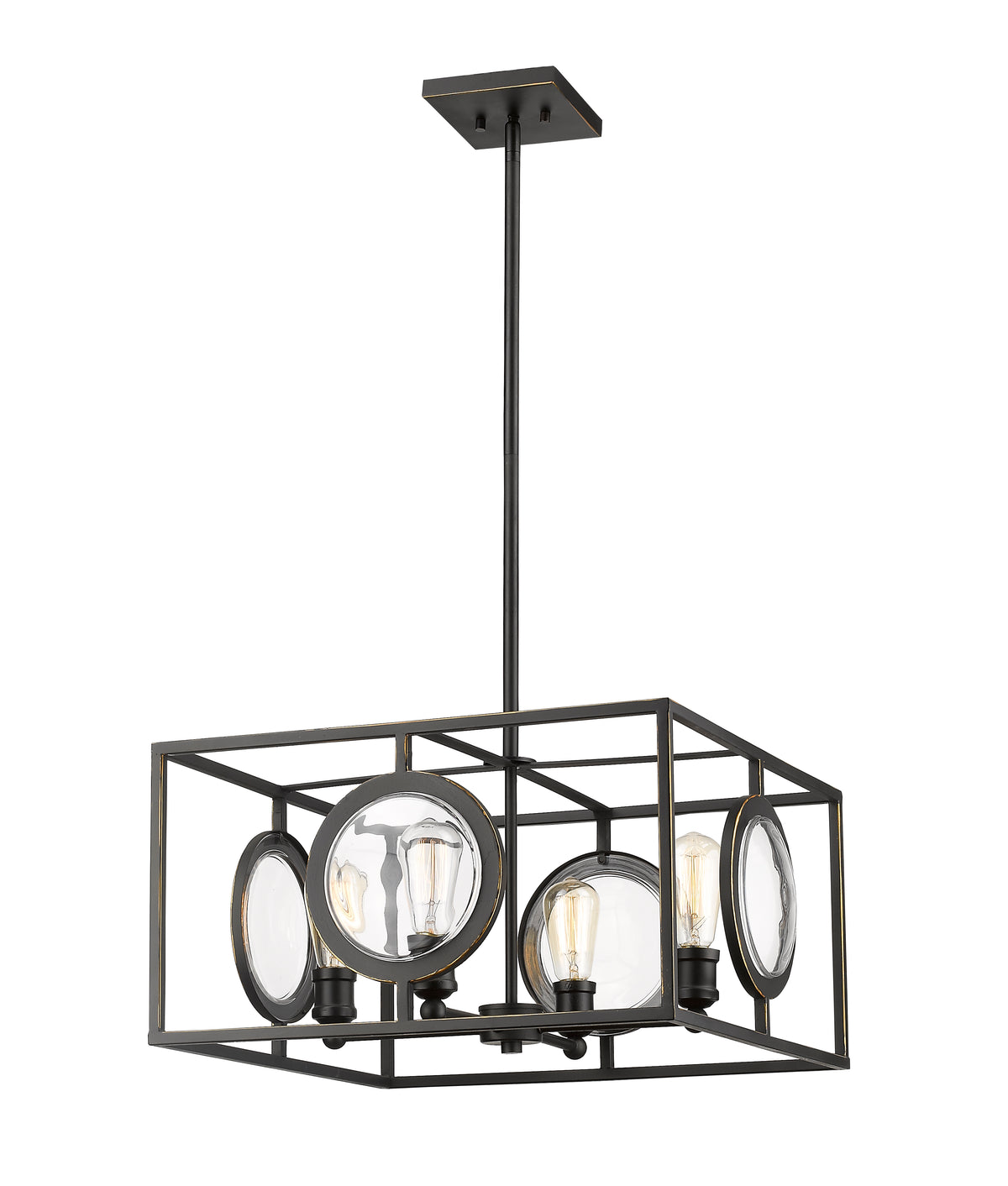 Port 4 Light Chandelier