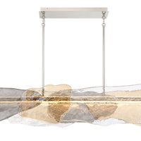 Grotto 58" Integrated LED Linear Chandelier
