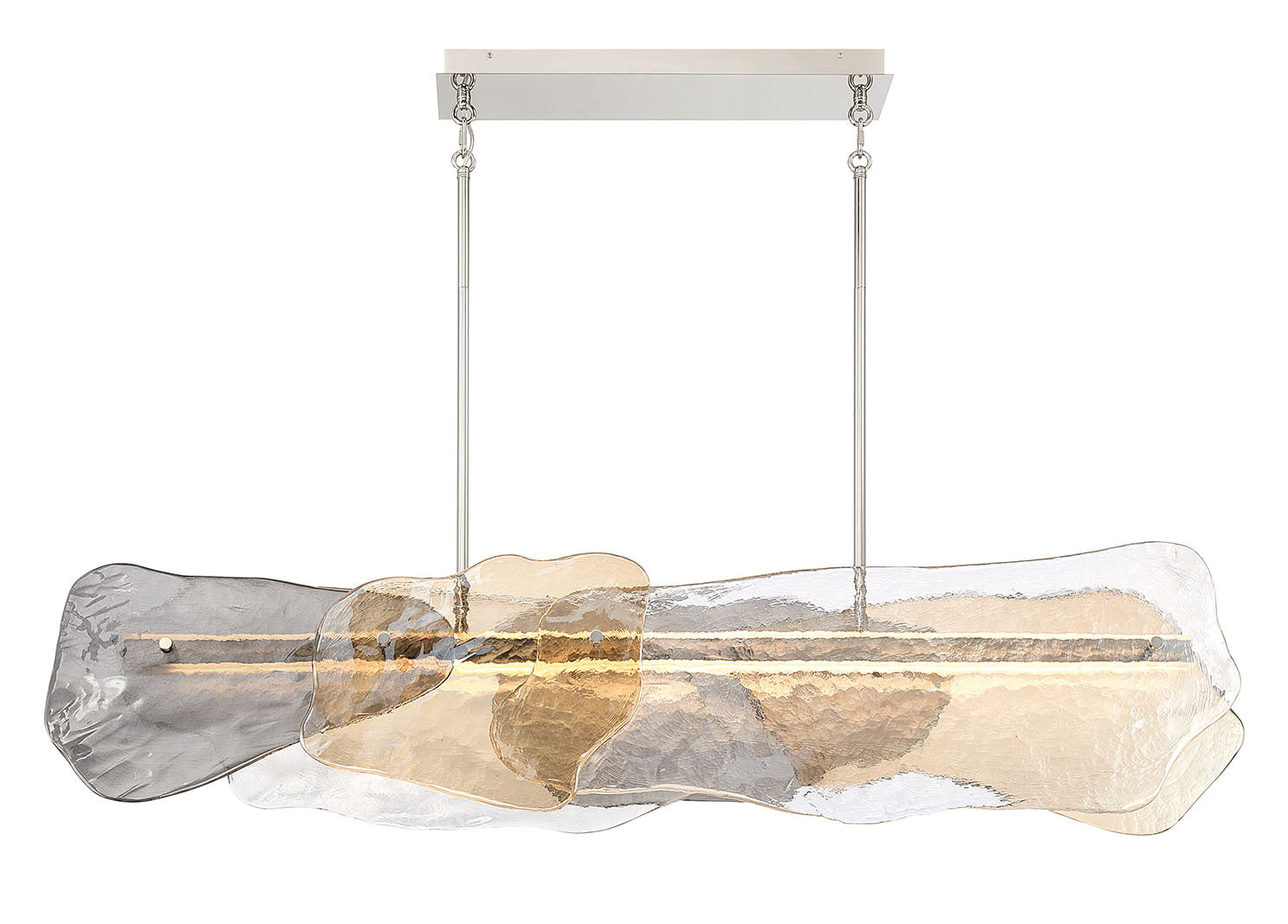 Grotto 58" Integrated LED Linear Chandelier