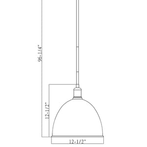 Sawyer 1 Light Pendant
