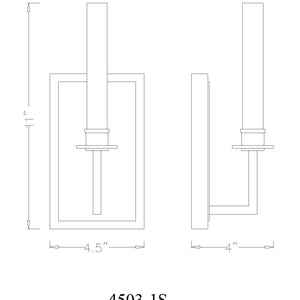 Orson 1 Light Wall Sconce