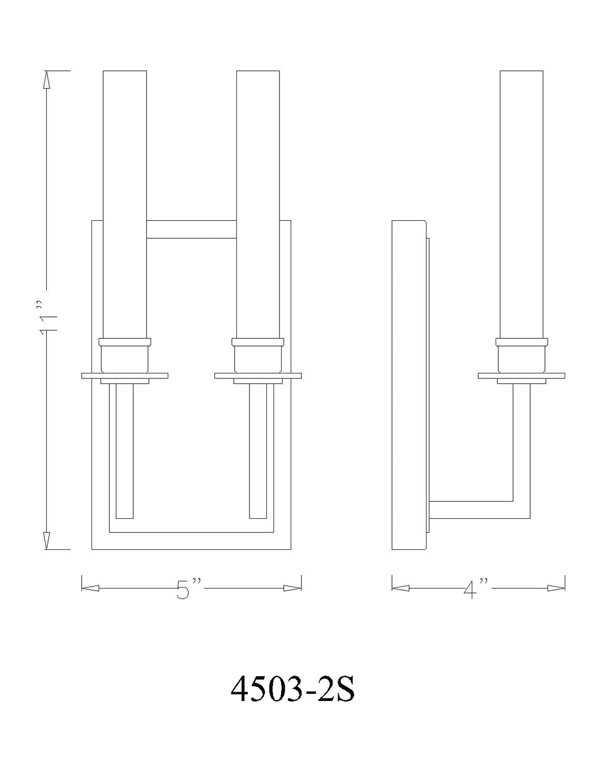 Orson 2 Light Wall Sconce