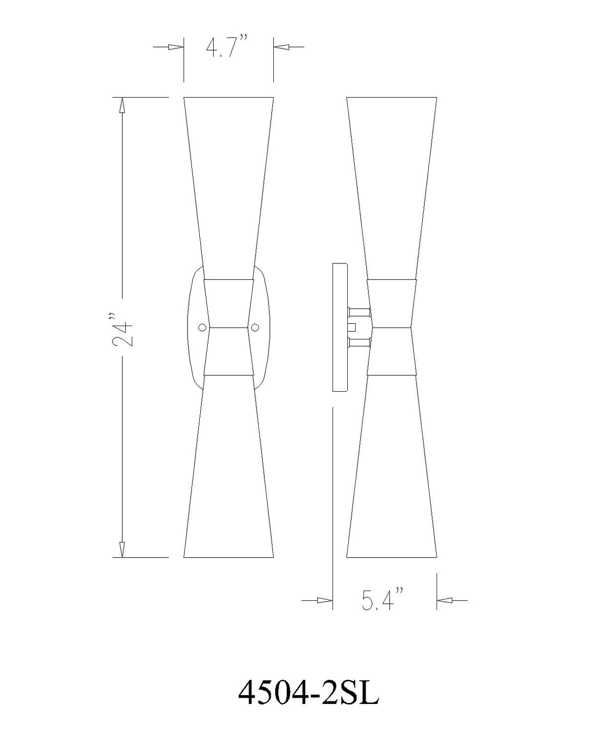 Emrys 2 Light Wall Sconce