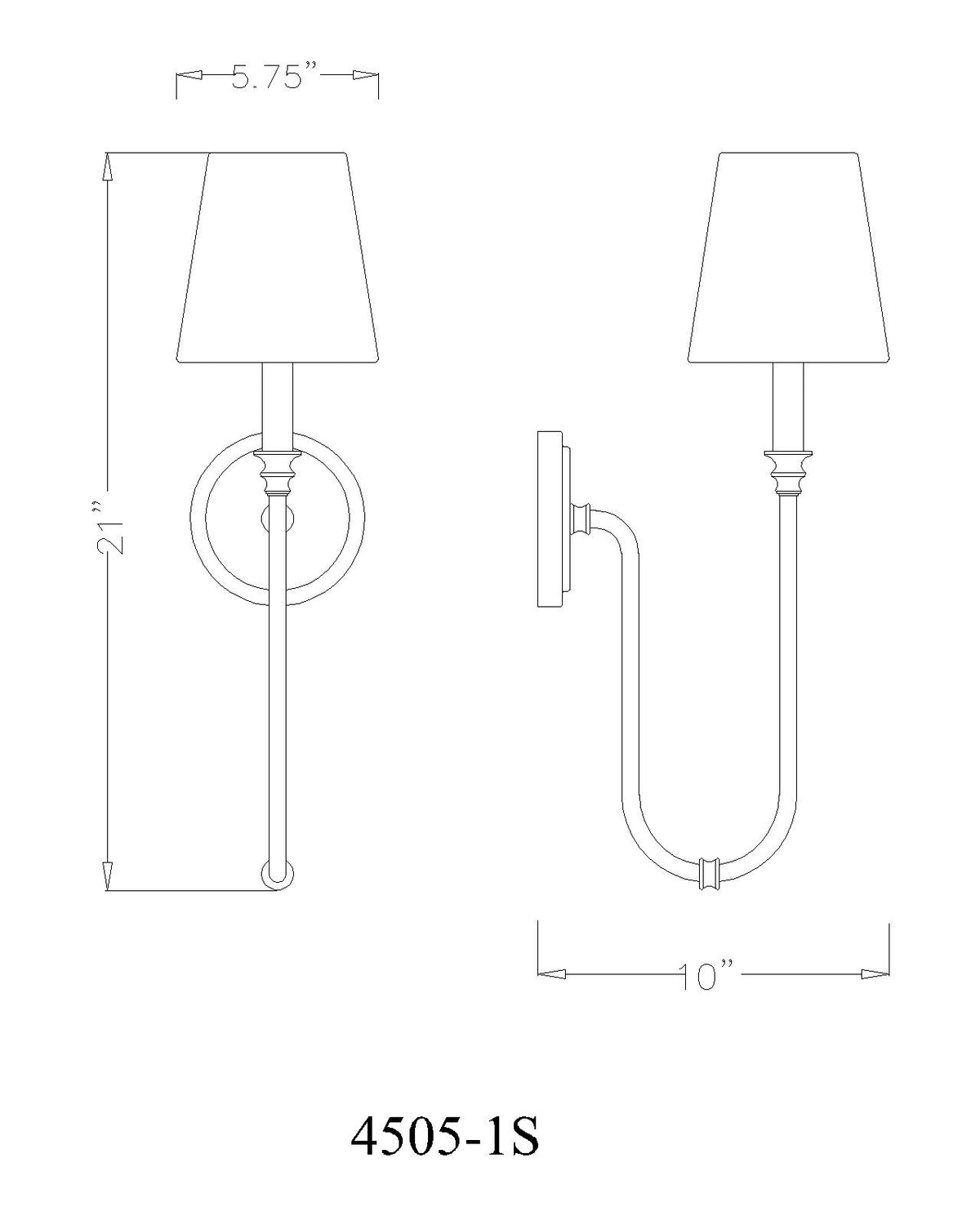 Jisele 1 Light Wall Sconce