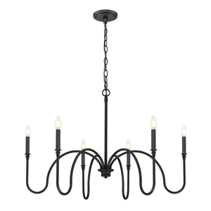 Jisele 6 Light Chandelier