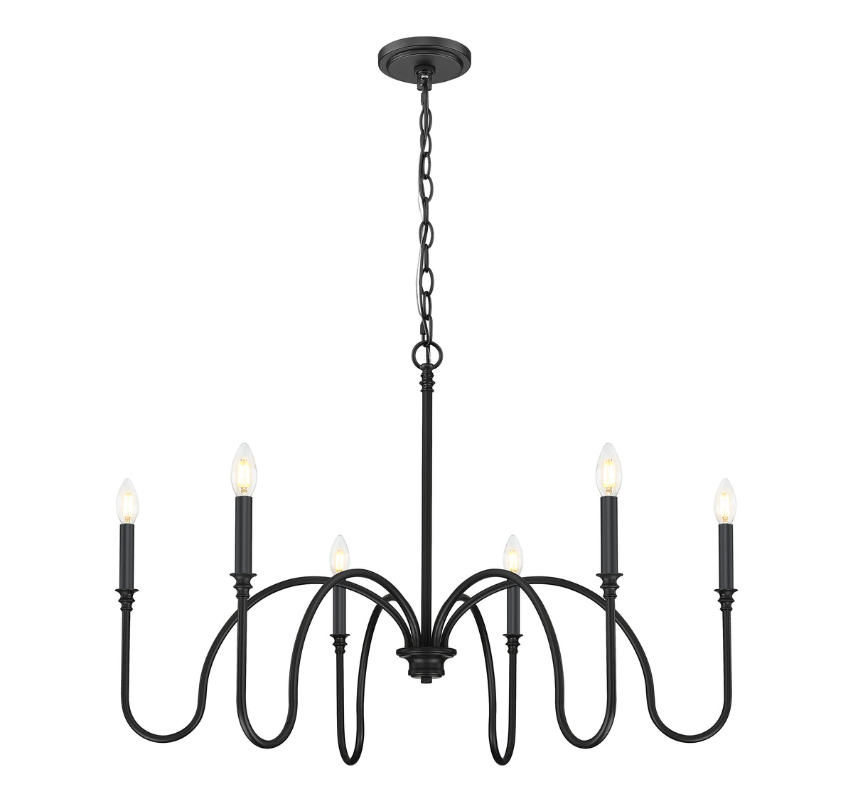 Jisele 6 Light Chandelier