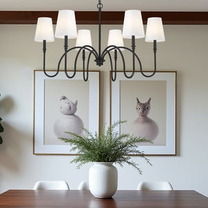 Jisele 6 Light Chandelier