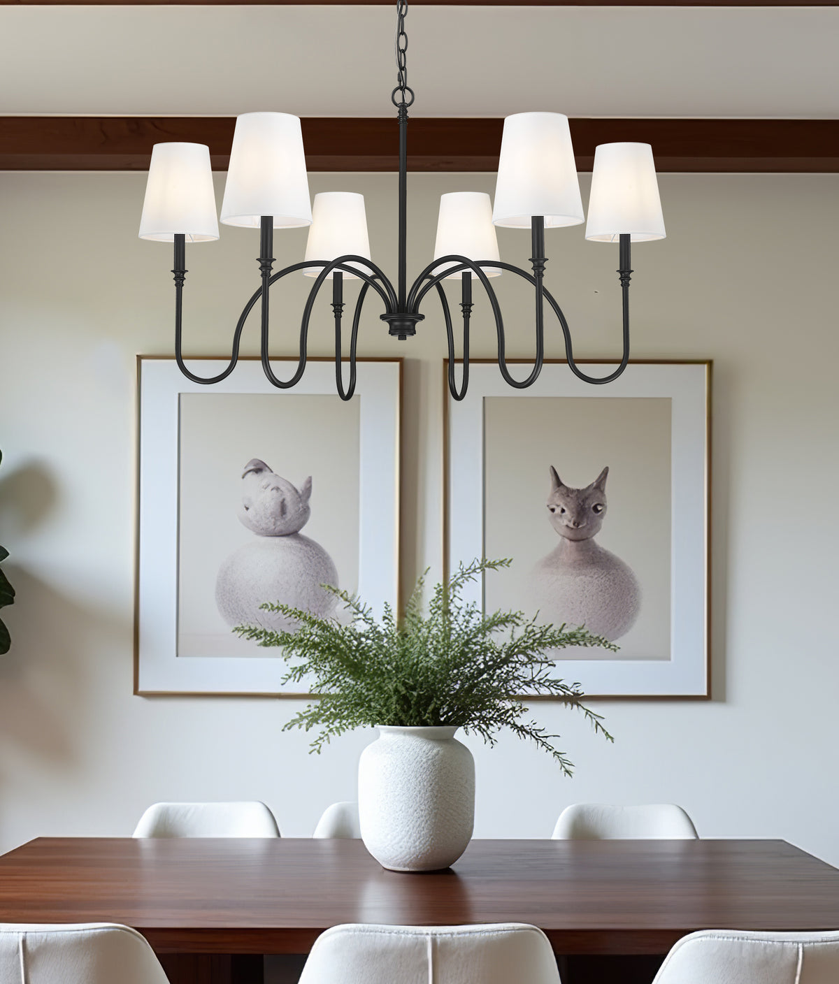Jisele 6 Light Chandelier