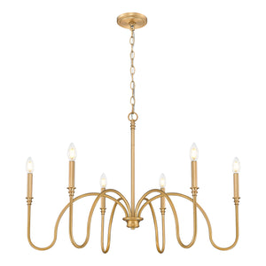 Jisele 6 Light Chandelier