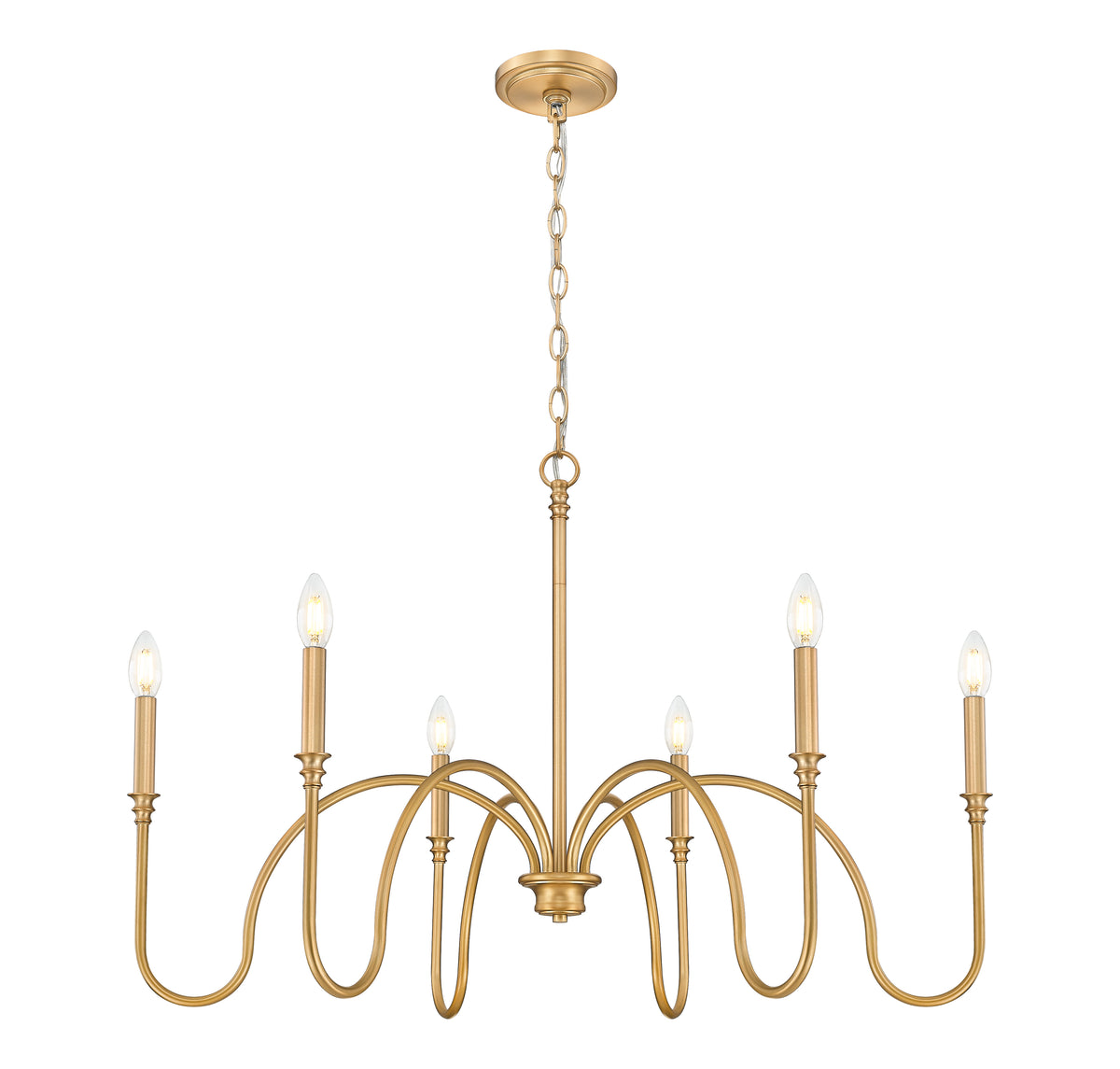 Jisele 6 Light Chandelier