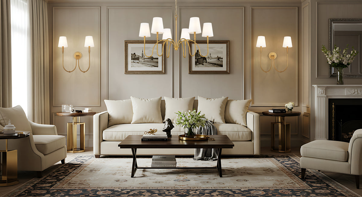Jisele 6 Light Chandelier