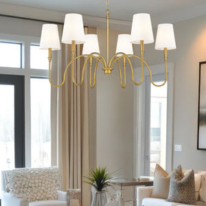 Jisele 6 Light Chandelier