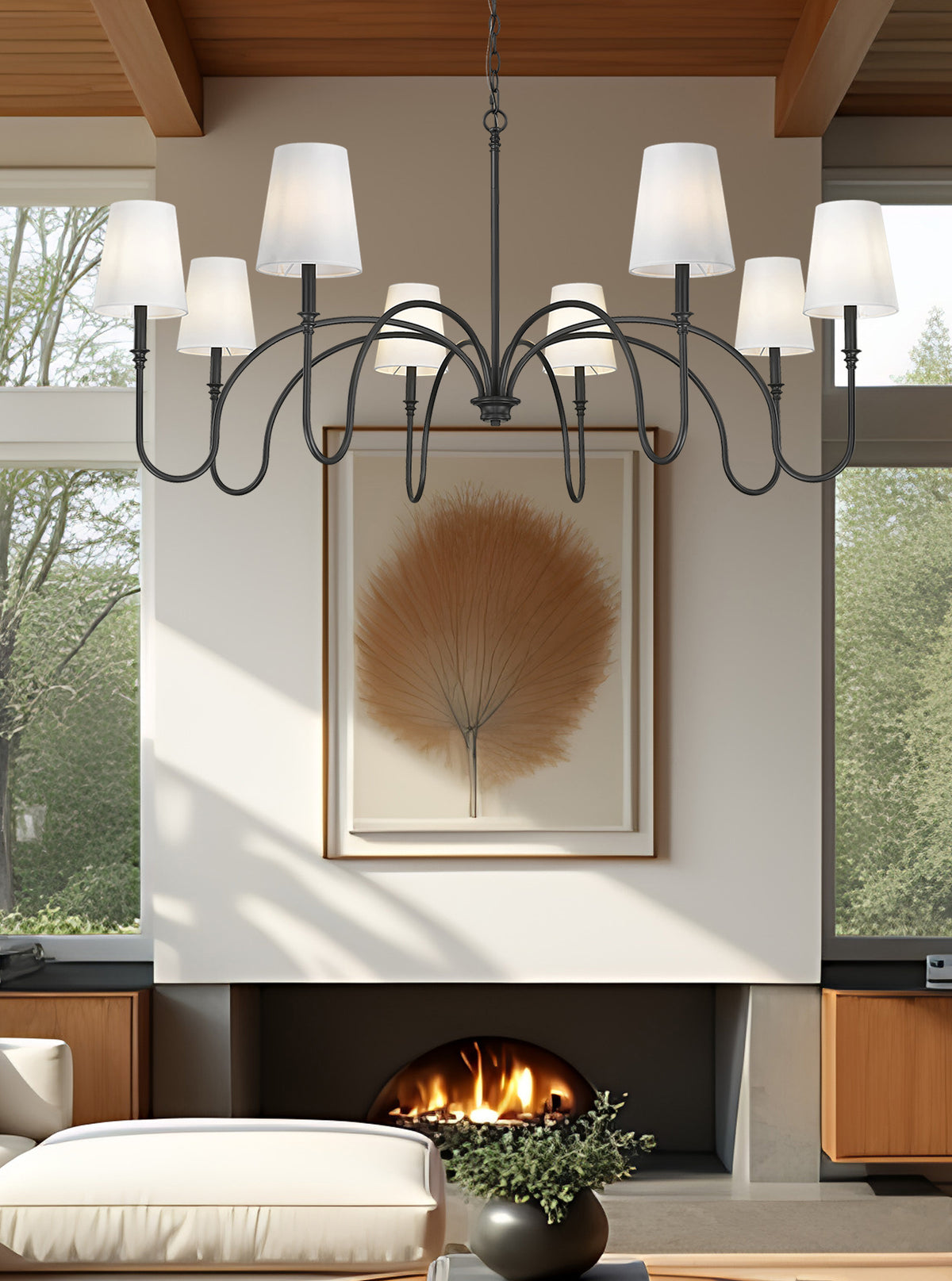 Jisele 8 Light Chandelier