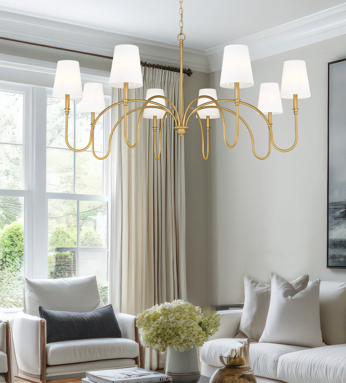 Jisele 8 Light Chandelier
