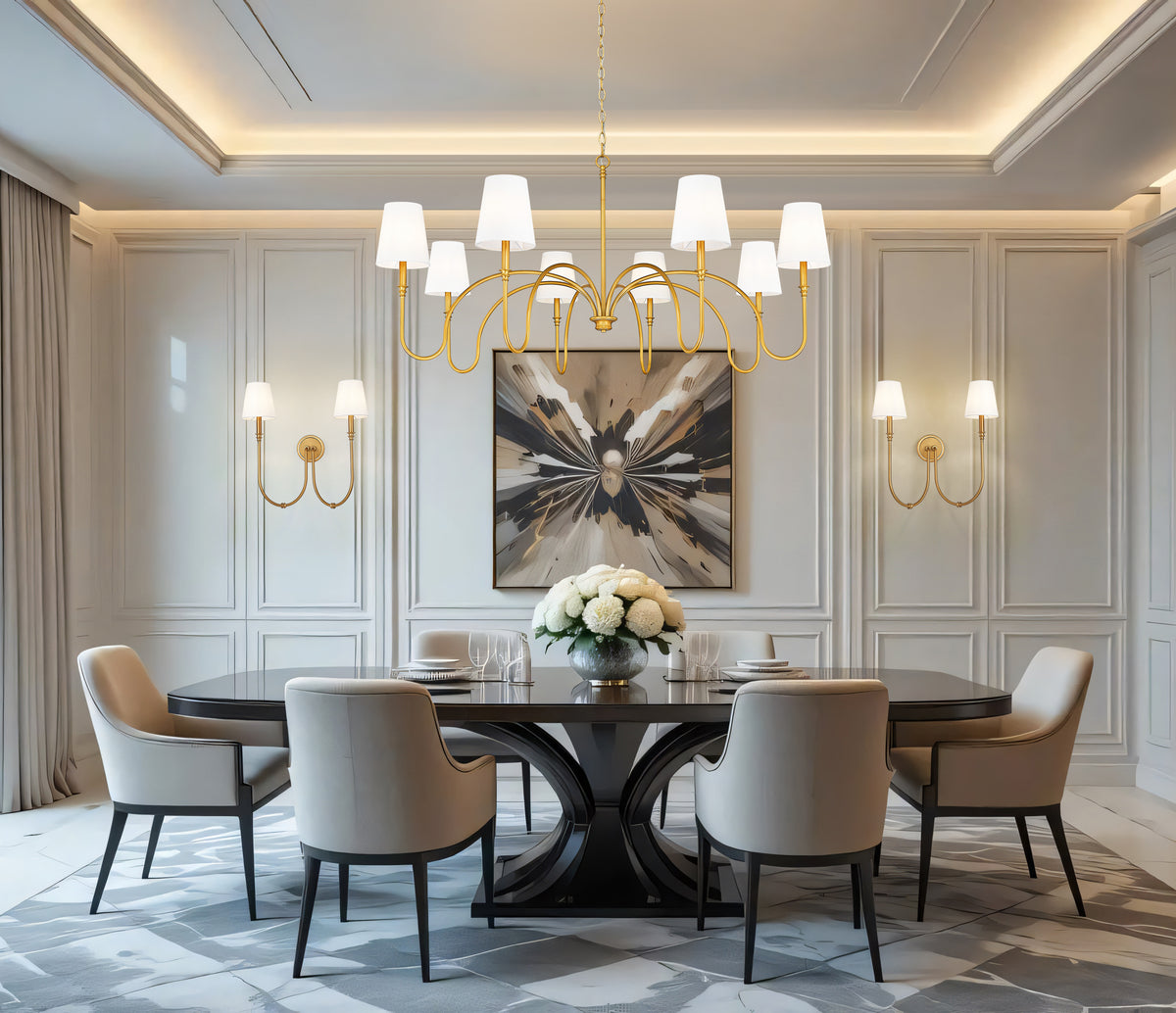 Jisele 8 Light Chandelier