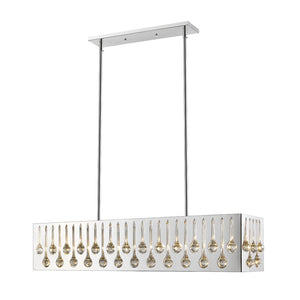 Oberon 7 Light Linear Chandelier