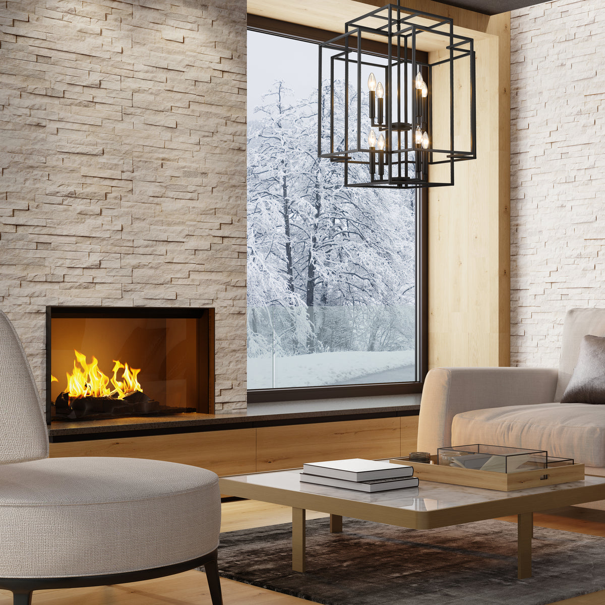 Titania 8 Light Chandelier