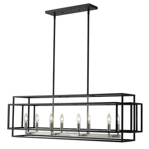 Titania 8 Light Linear Chandelier