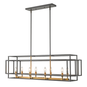 Titania 8 Light Linear Chandelier