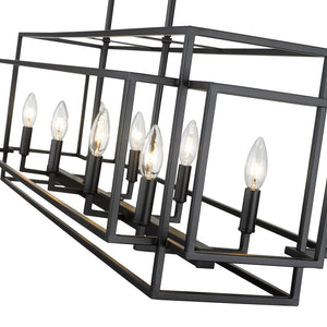 Titania 8 Light Linear Chandelier