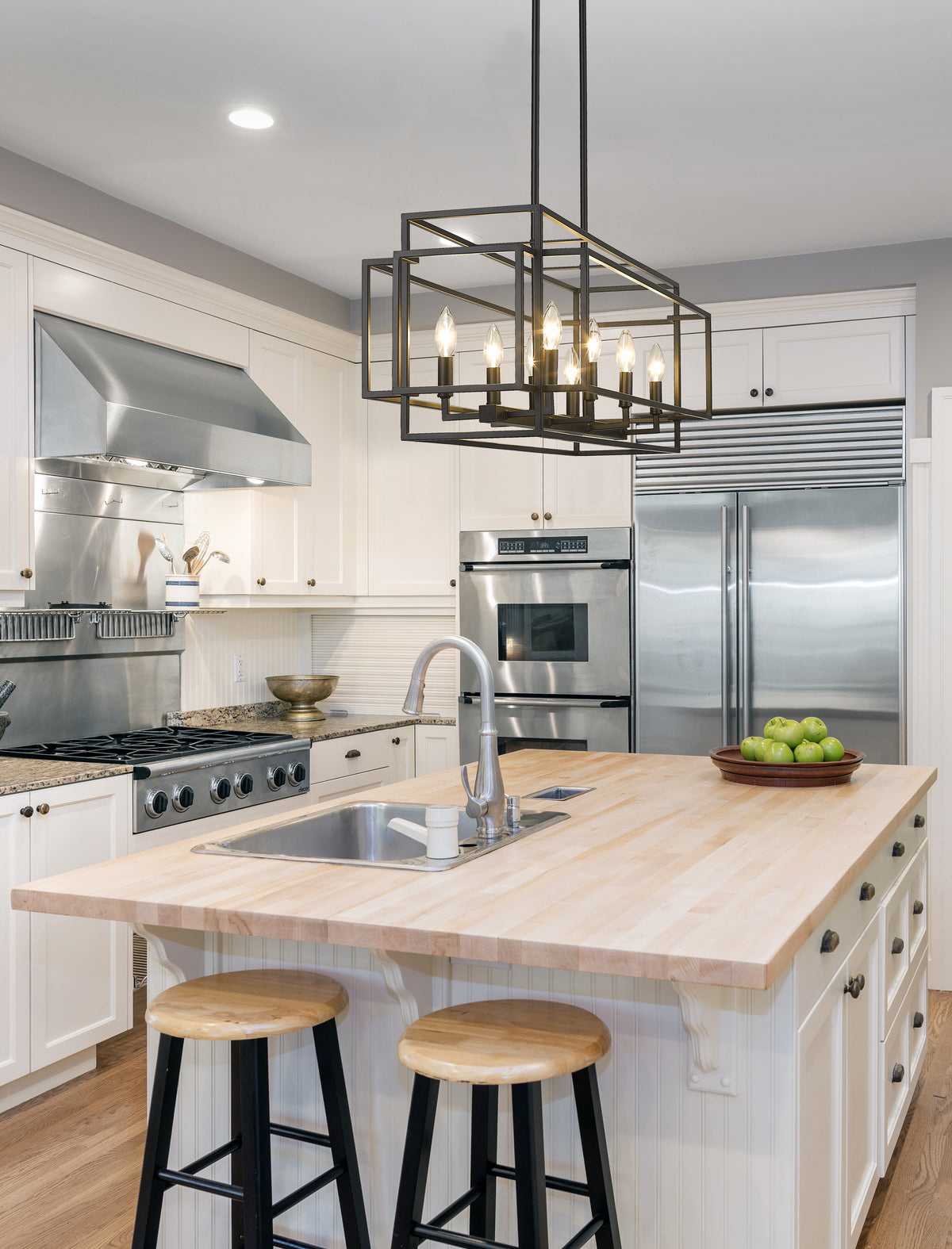 Titania 8 Light Linear Chandelier