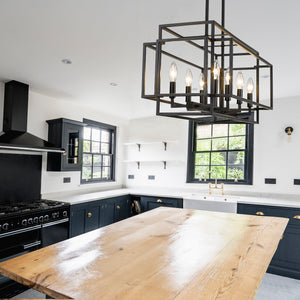Titania 8 Light Linear Chandelier