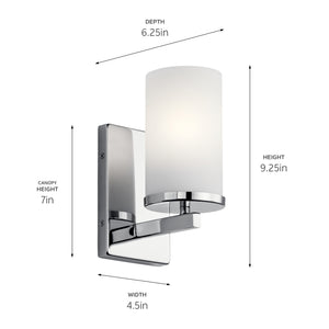 Crosby Wall Sconce 1Lt