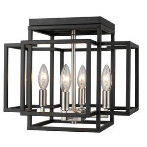 Titania 4 Light Flush Mount