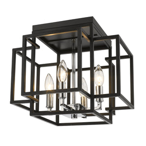 Titania 4 Light Flush Mount