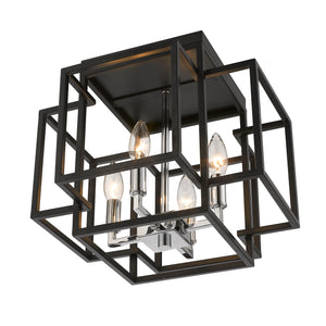 Titania 4 Light Flush Mount