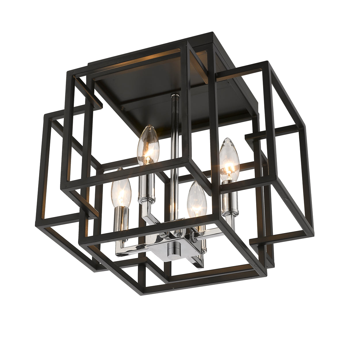 Titania 4 Light Flush Mount