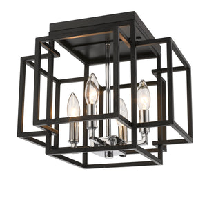 Titania 4 Light Flush Mount