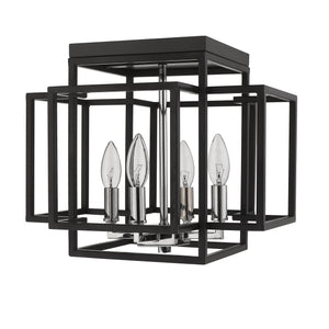 Titania 4 Light Flush Mount