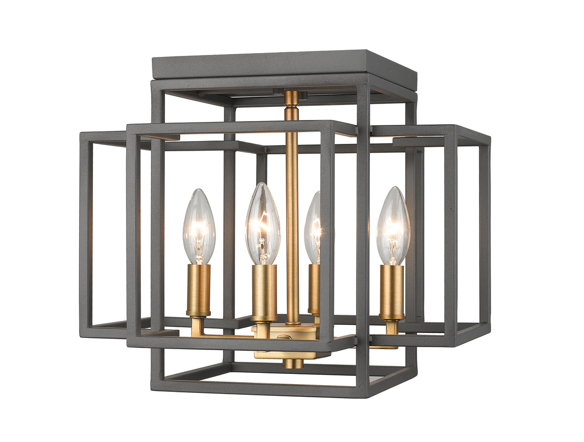 Titania 4 Light Flush Mount