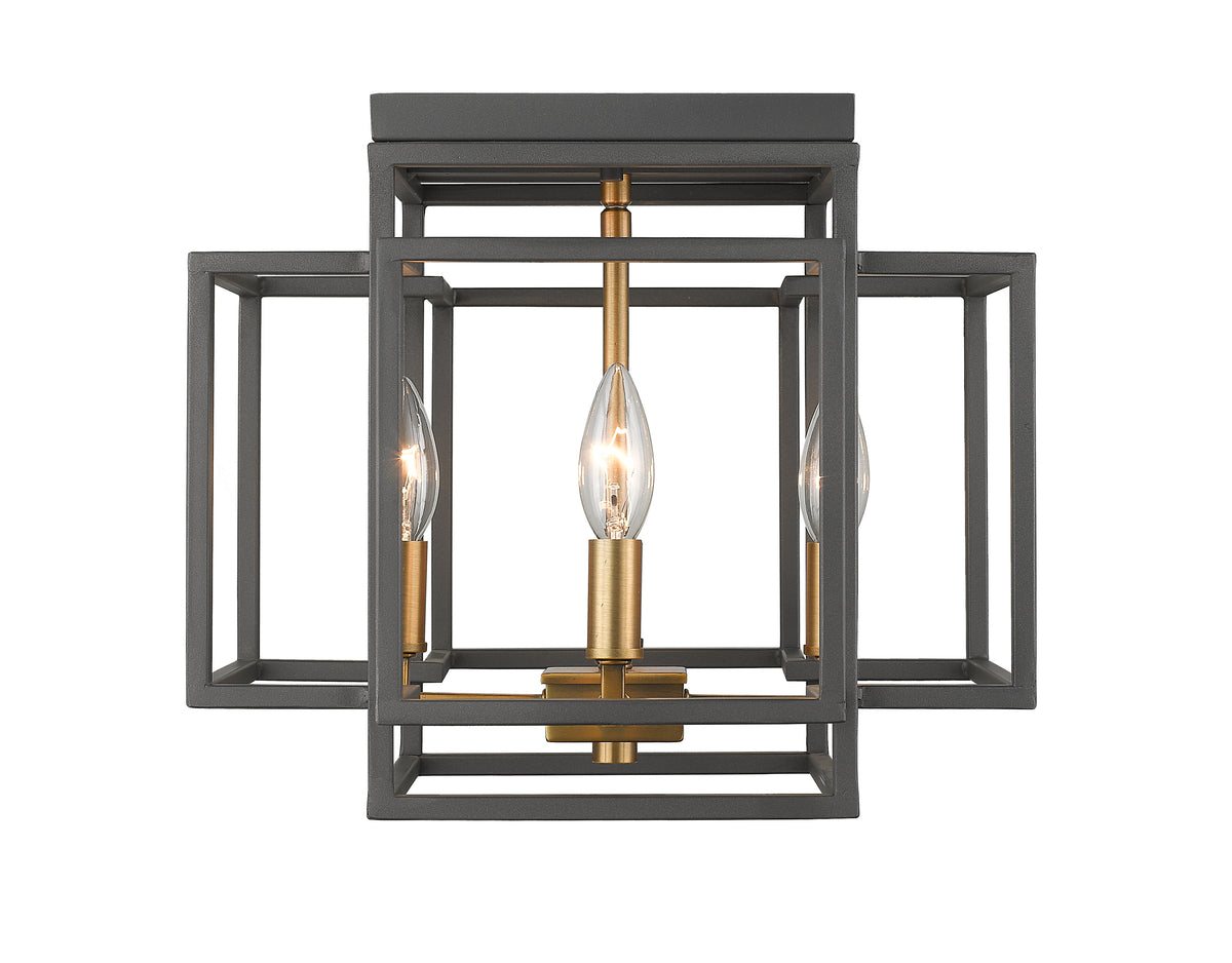 Titania 4 Light Flush Mount