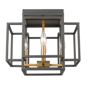 Titania 4 Light Flush Mount