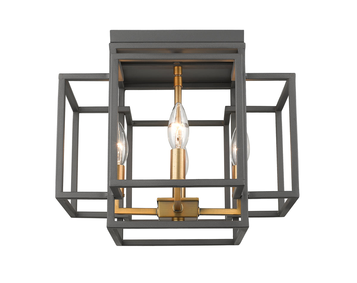Titania 4 Light Flush Mount