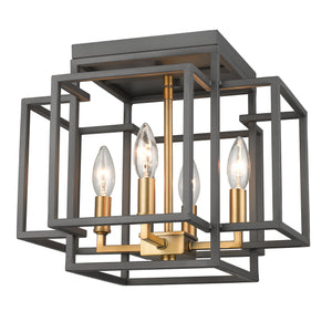 Titania 4 Light Flush Mount